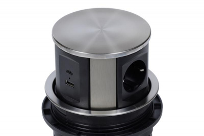 Blok_rozetok_vydvizhnoy_vertikalnyy_G10703N_2AC_3_rozetki_USB_A_USB_C_Serebro_chernyy_01_